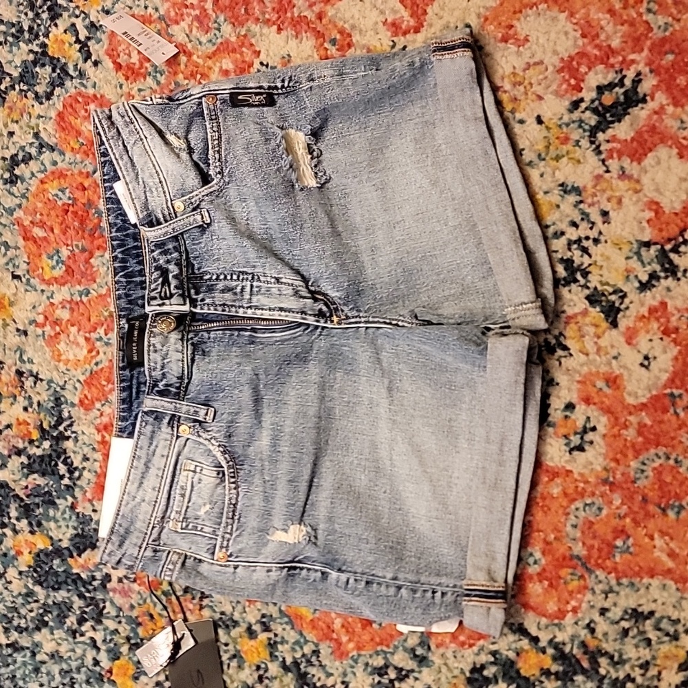 Silver Jeans boyfriend short